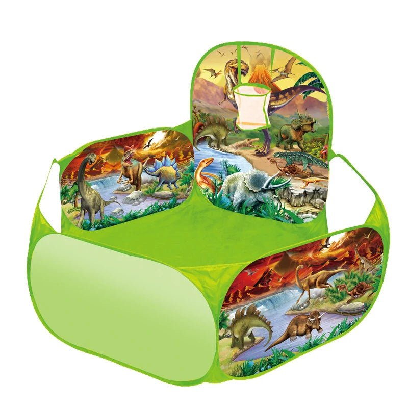 Piscine a balle bebe Dinosaures vert