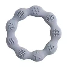 anneau de dentition anneau reconfort gris 