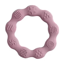 anneau de dentition anneau reconfort rose 