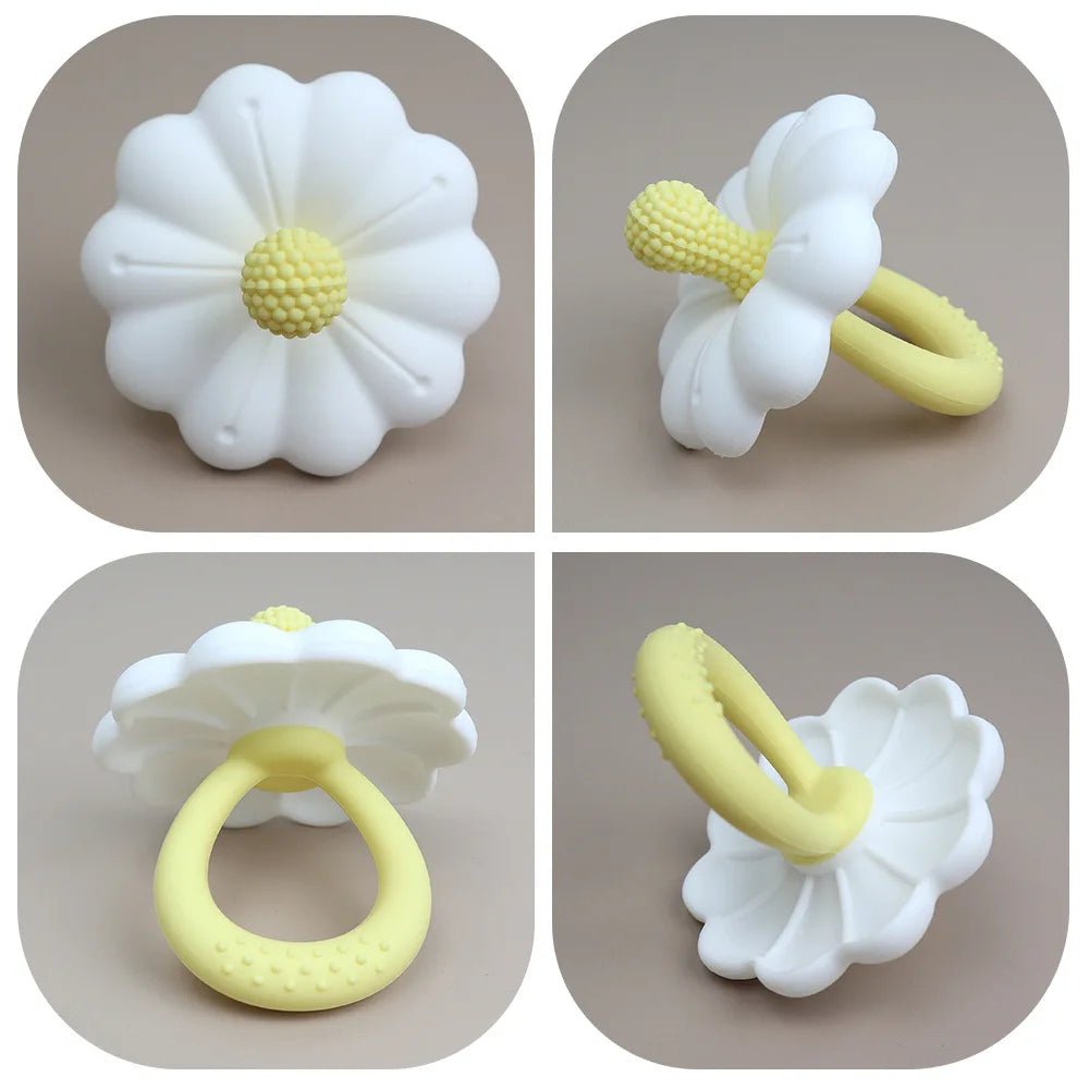 anneau de dentition bébé fleur 4 images