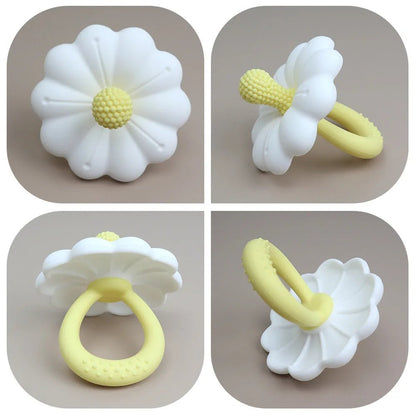 anneau de dentition bébé fleur 4 images