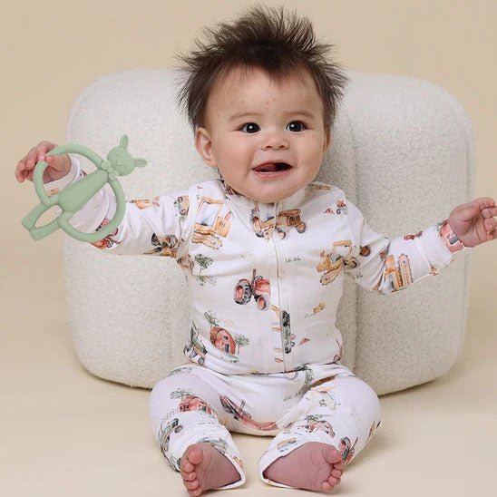 anneau de dentition bébé lapin animé bébé cheveux