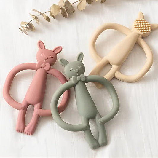 anneau de dentition bébé lapin animé couleurs