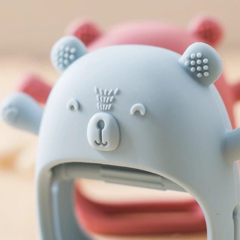 anneau de dentition bébé ours texture