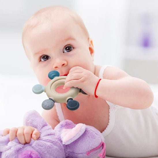 Anneau de dentition Gouvernail multicolore bébé toutou