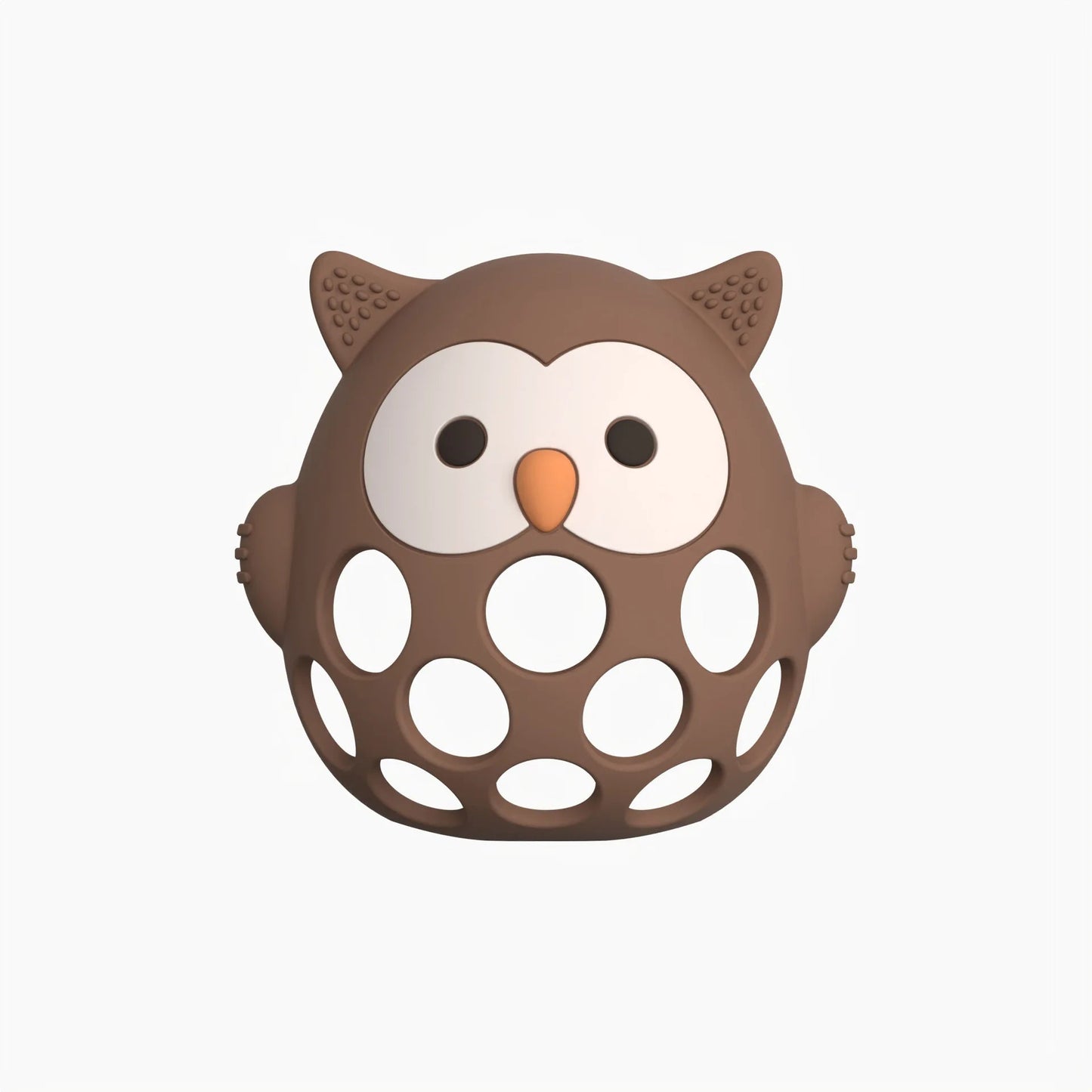 anneau de dentition réfrigérant hibou brun