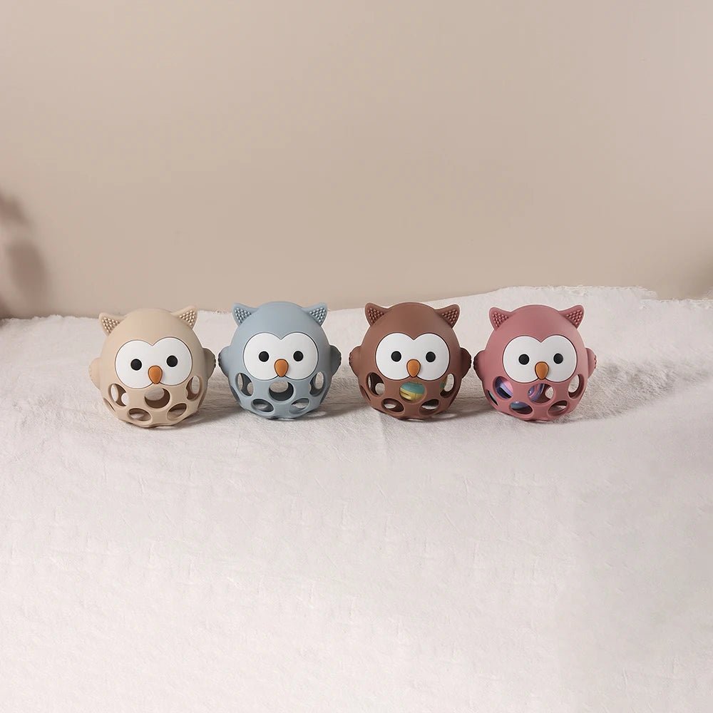 anneau de dentition réfrigérant hibou couleurs