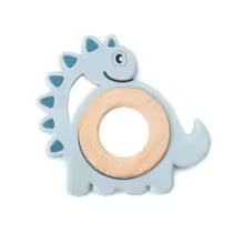 anneau de dentition réfrigéré dino bleu 