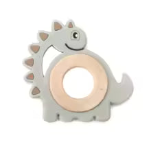 anneau de dentition réfrigéré dino gris 