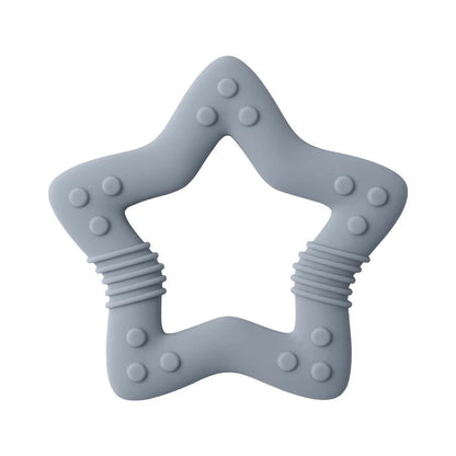 Anneau de dentition réfrigéré étoile gris