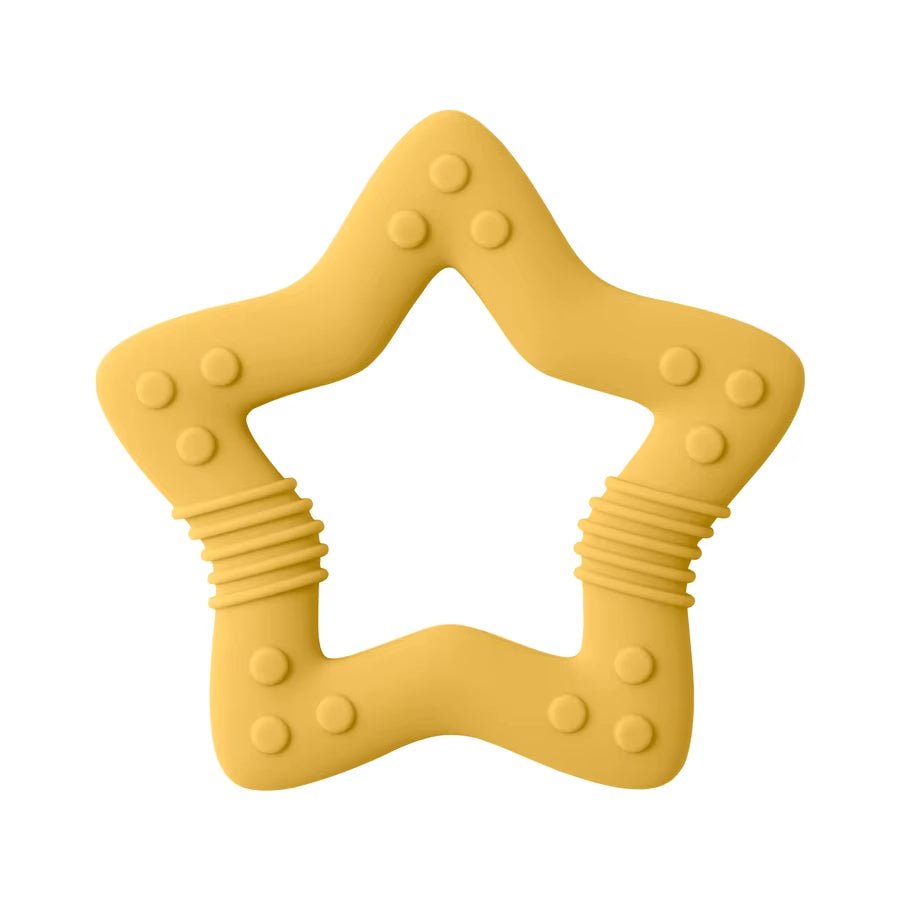 Anneau de dentition réfrigéré étoile jaune