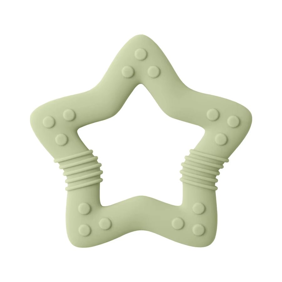 Anneau de dentition réfrigéré étoile vert