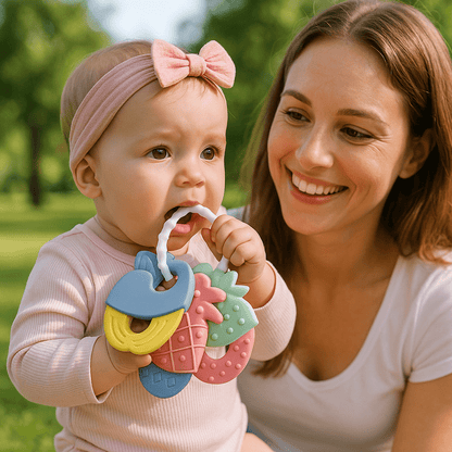 Anneau de dentition réfrigéré | Fruités™ - Bébé Chérie