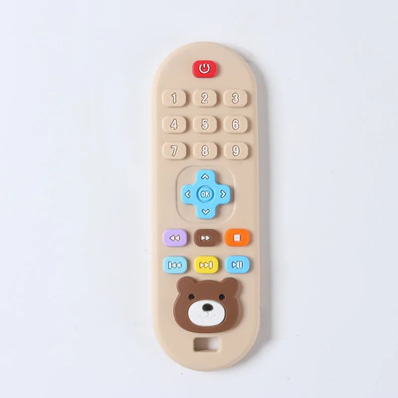 Anneau de dentition réfrigéré télécommande beige