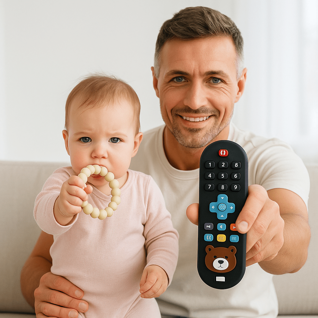 Anneau de dentition réfrigéré télécommande bébé dort