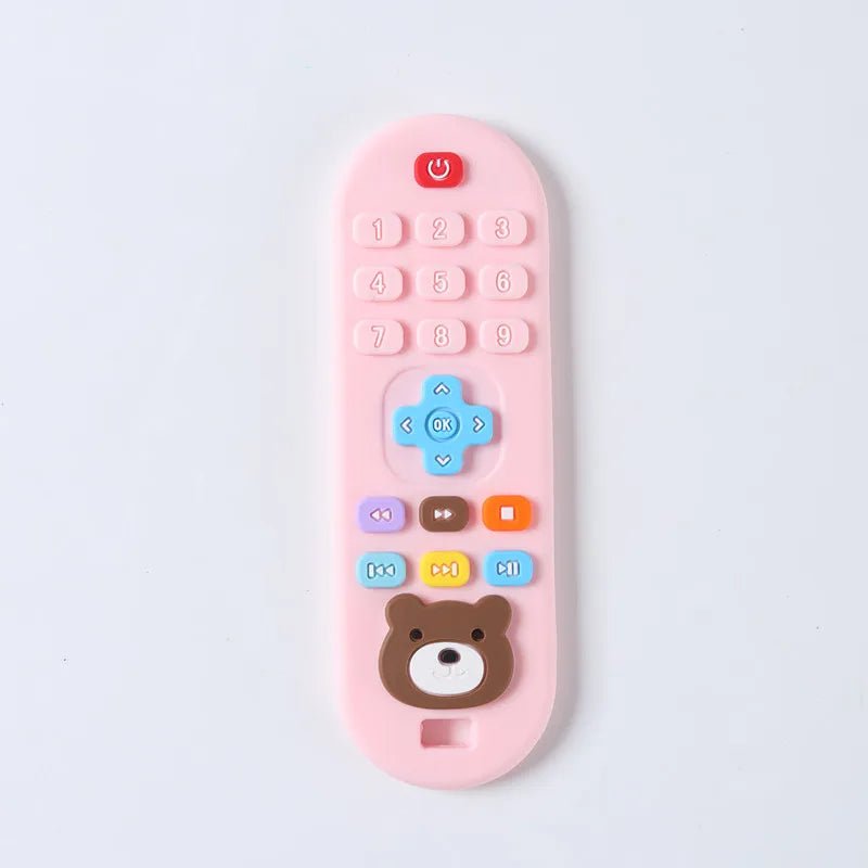 Anneau de dentition réfrigéré télécommande rose