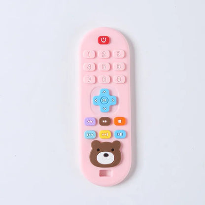 Anneau de dentition réfrigéré télécommande rose