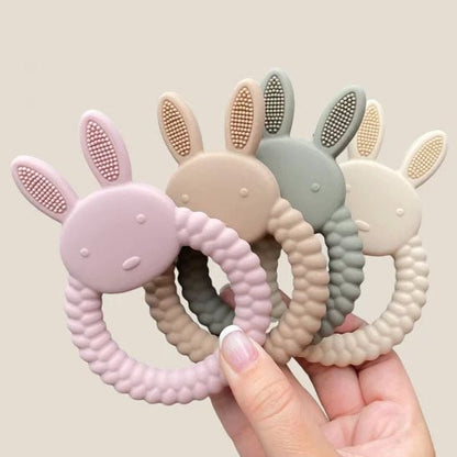 Anneau dentition bébé Lapinot couleurs