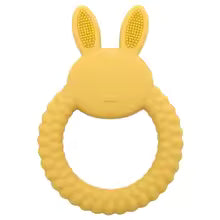 anneau dentition bebe lapinot jaune 