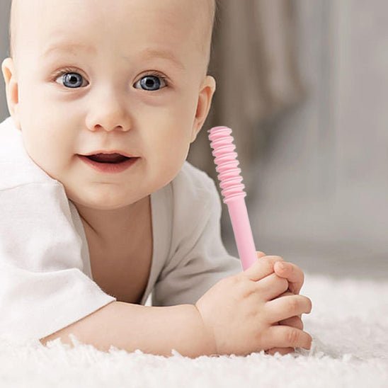 Anneau dentition bébé | Paille de dentition™ - Bébé Chérie