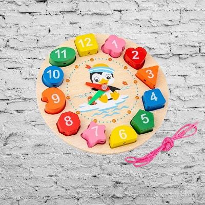 Jouet en Bois - WoodenToys™ - Horloge - Bébé Chérie