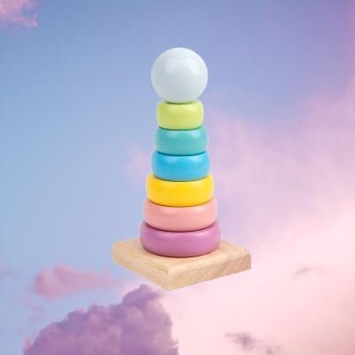 Jouet en Bois - WoodenToys™ - Tour Macaron - Bébé Chérie