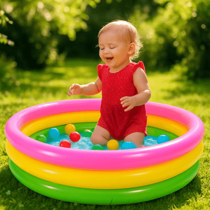 Piscine a balle | Arc en ciel™ - Bébé Chérie