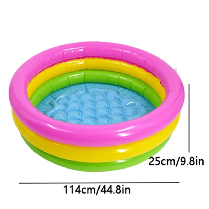 Piscine à balle Arc en ciel dimensions 114 cm