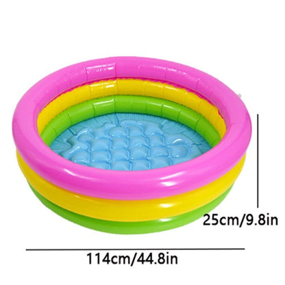 Piscine à balle Arc en ciel dimensions 114 cm