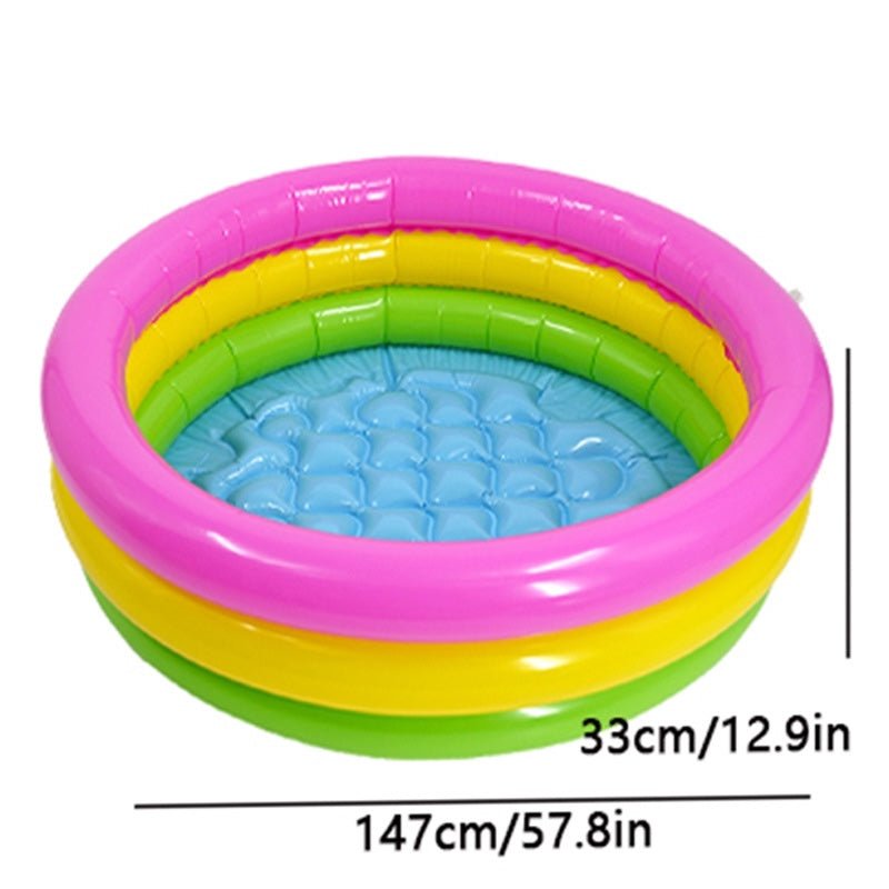 Piscine à balle Arc en ciel dimensions 147 cm