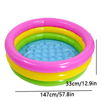 Piscine à balle Arc en ciel dimensions 147 cm