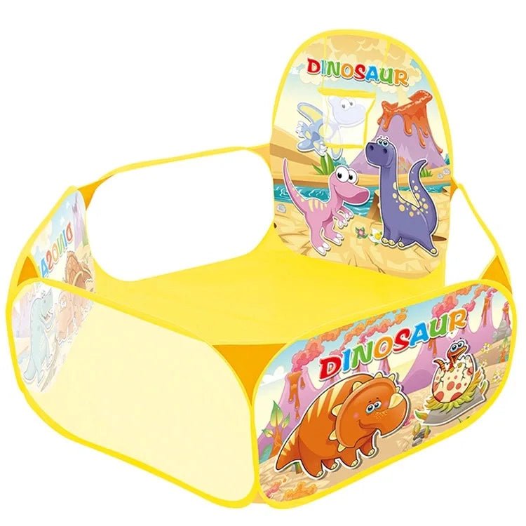Piscine a balle bebe Dinosaures jaune