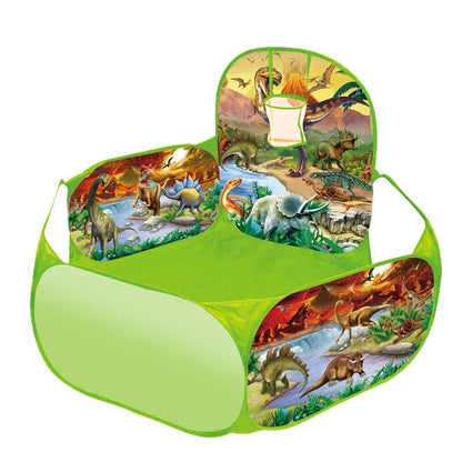 Piscine a balle bebe Dinosaures vert