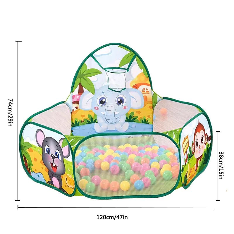 Piscine à balle bébé Éléphants dimensions