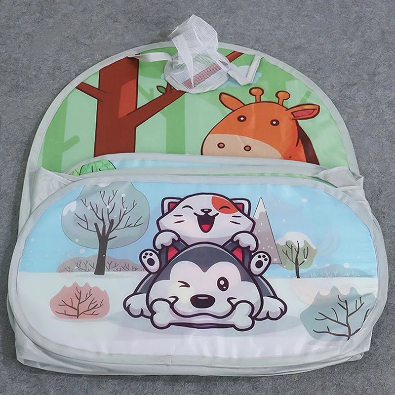 Piscine a balle bebe Girafe Koala pliée