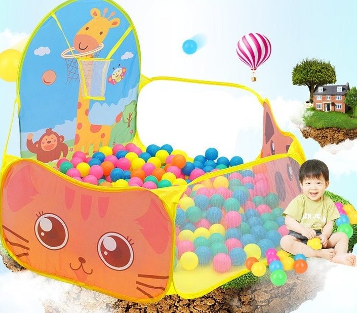 Piscine a balle Girafe bébé extérieur