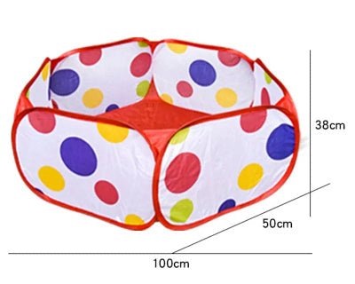 Piscine a balle Hexagone à pois 1 mètre