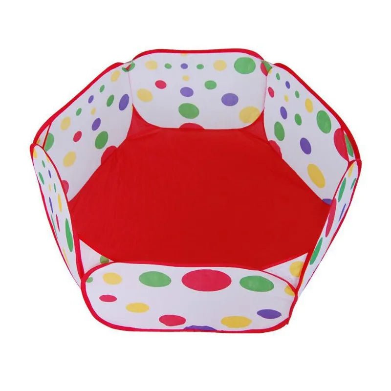 Piscine a balle Hexagone à pois pois colorés