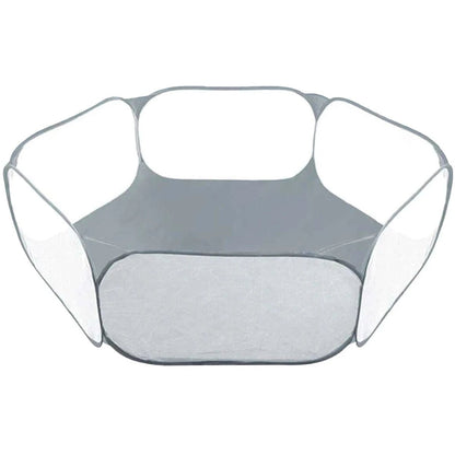 Piscine à balle Hexagone uni grise