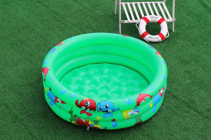 Piscine a balle pour bébé Baleine vert texturé