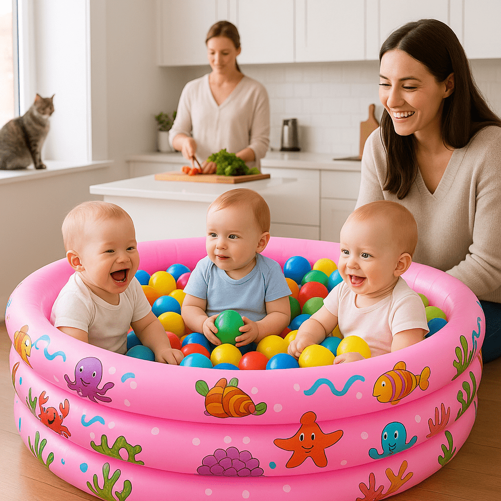 Piscine à balle pour bébé fond marin fête enfants