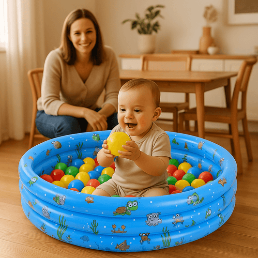 Piscine à balle pour bébé poissons  maman bébé cuisine