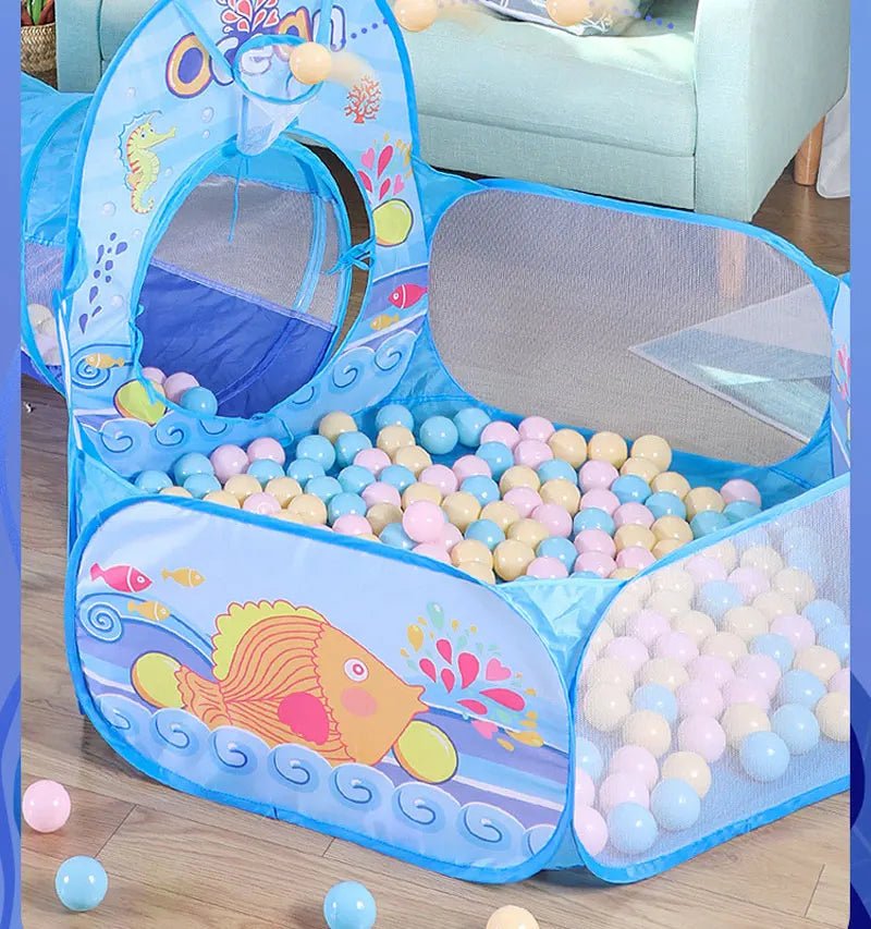 Piscine a balle pour bebe | Tunnel ludique™ - Bébé Chérie