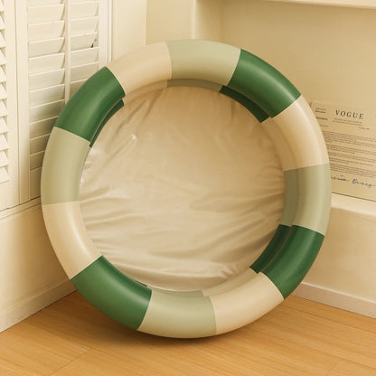 Piscine a balle Rayures vintage rayures vertes