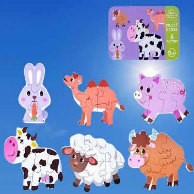Puzzle Montessori - BabyPuzzle™ - Bétail - Bébé Chérie