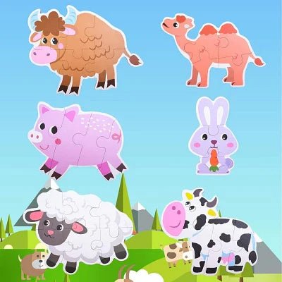 Puzzle Montessori - BabyPuzzle™ - Bétail - Bébé Chérie