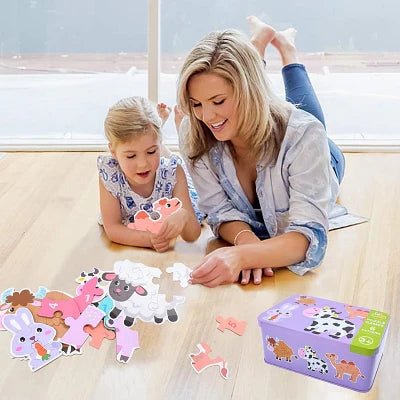 Puzzle Montessori - BabyPuzzle™ - Bétail - Bébé Chérie