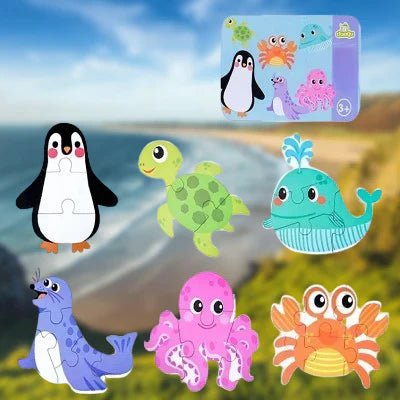 Puzzle Montessori - BabyPuzzle™ - Océan - Bébé Chérie