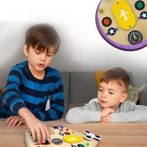 Tableau Montessori - BusyBoardCircuit™ - Aéronef - Bébé Chérie