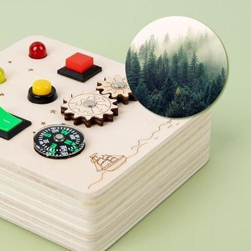 Tableau Montessori - BusyBoardCircuit™ - Boussole - Bébé Chérie